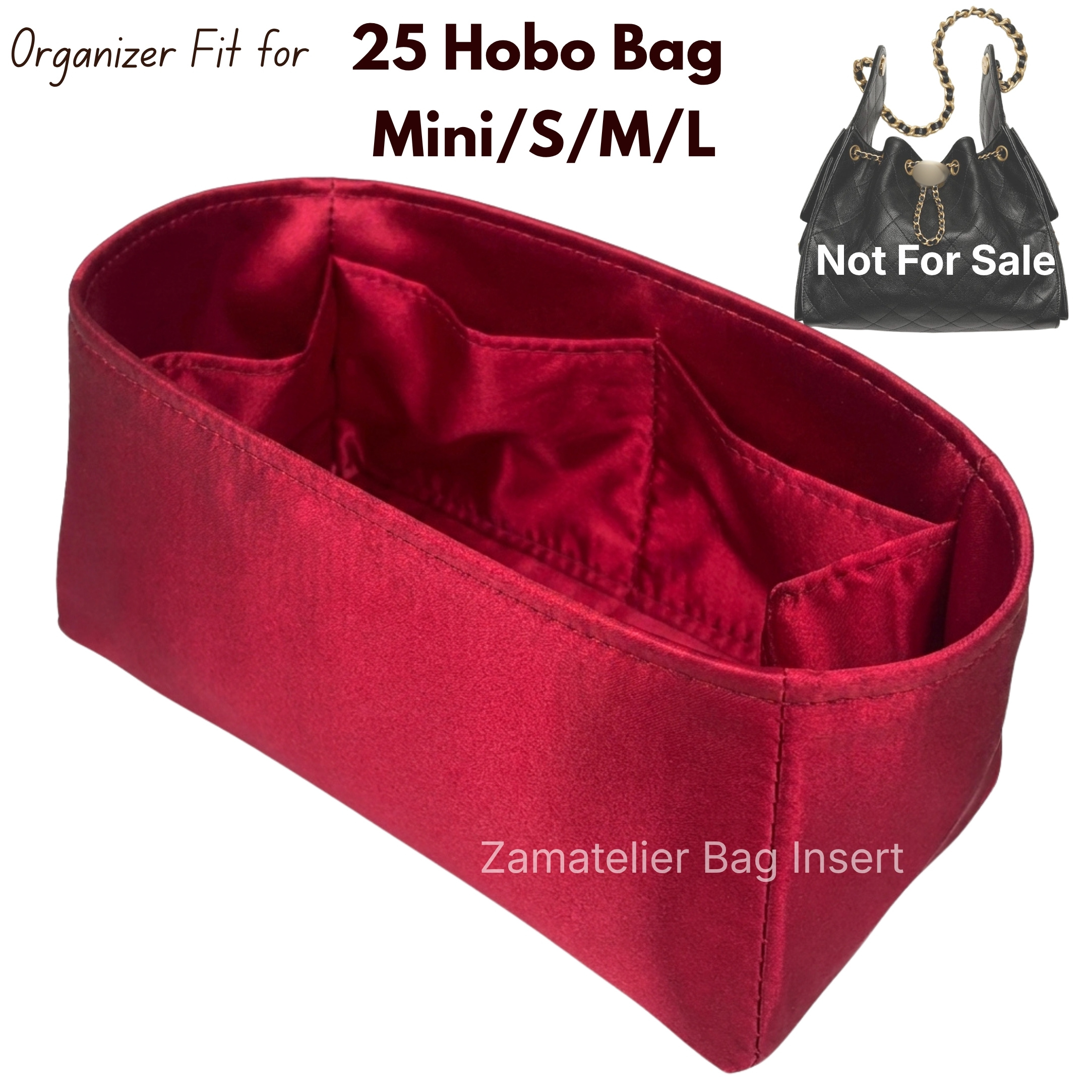 Women Bags For Women - Custom Made Silk Insert for CC