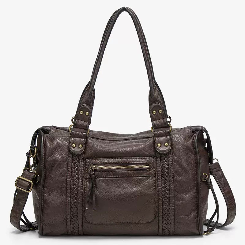Women Bags Zip - Women City Bag Vintage Antique Bronze