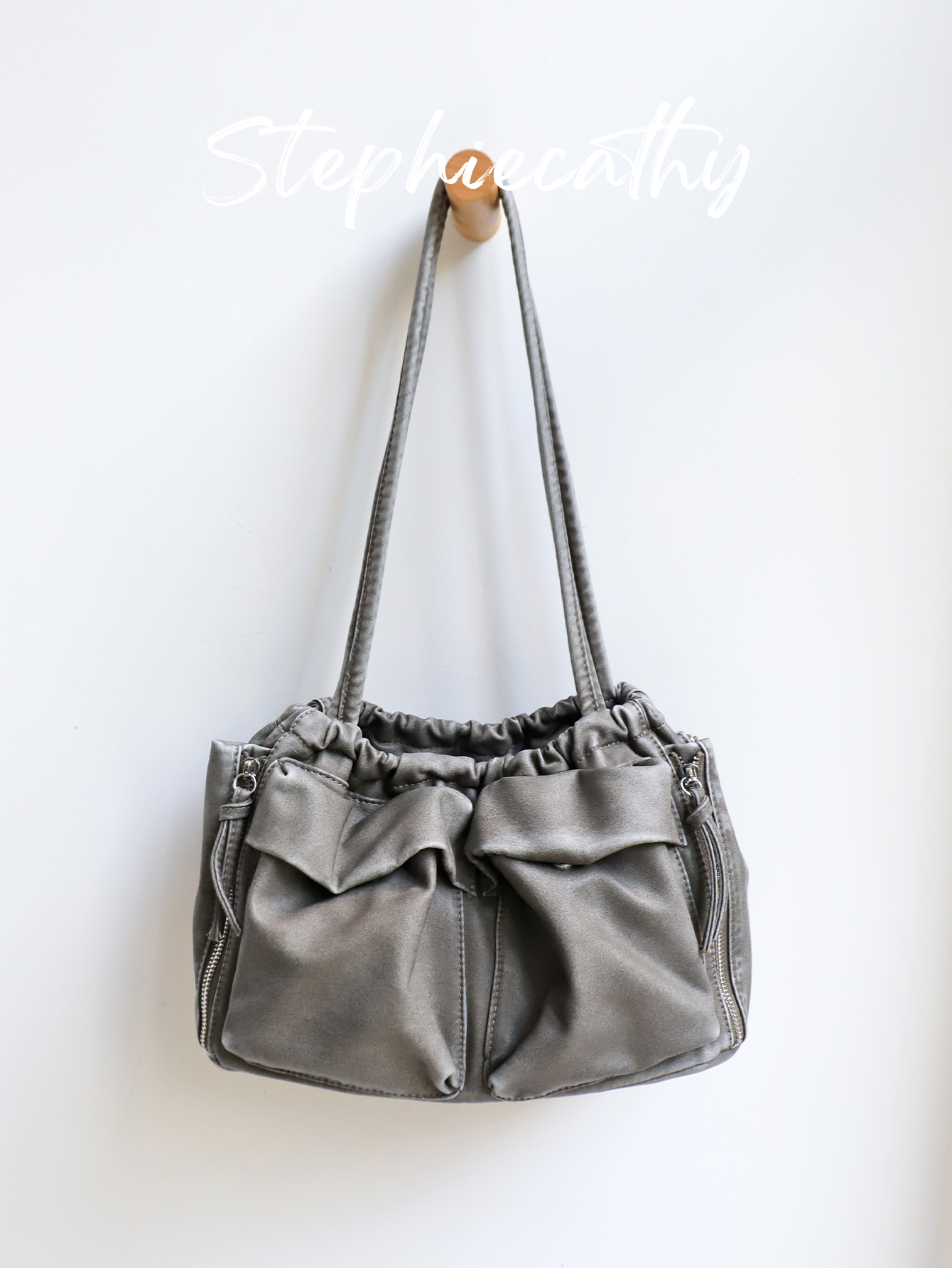 Women Bags Zip - SC Retro Fashion Women Casual Washed