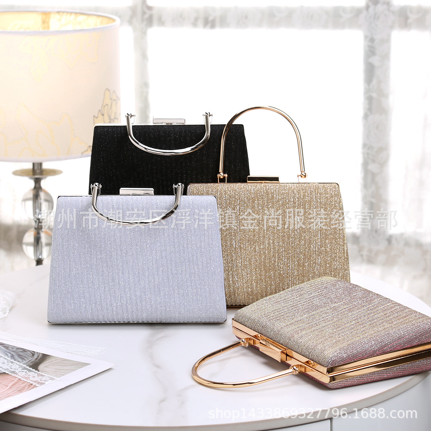 Women'S Evening Bags - 2026Celebrity Style High-end Diamond Dinner Bag