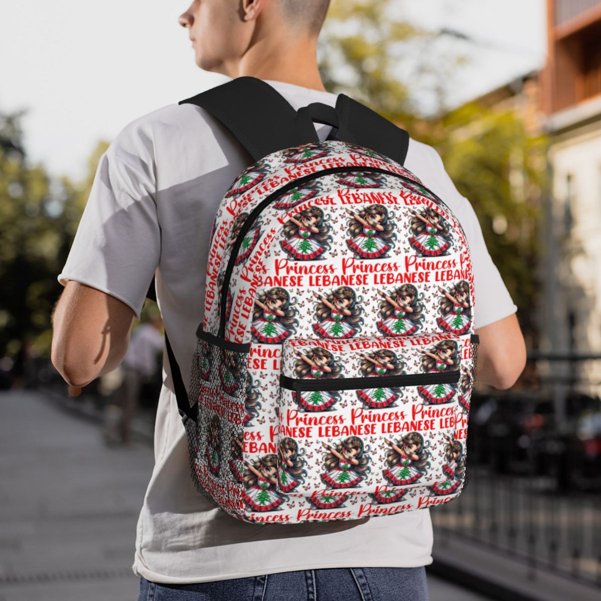 Lebanese Flag Lebanon Heritage - Women Bags Lebanon บทวิจารณ์และราคา