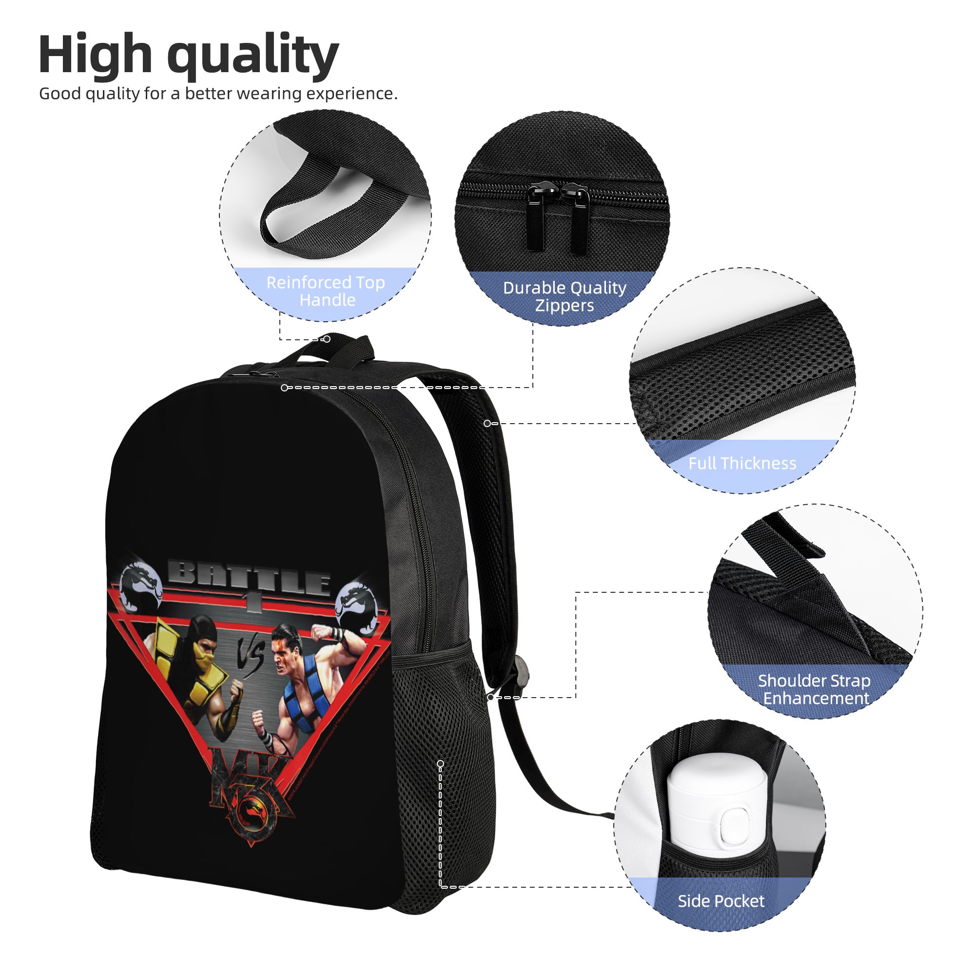Mortal Kombat Battle MK Backpa - Women Bags Mk บทวิจารณ์และราคา