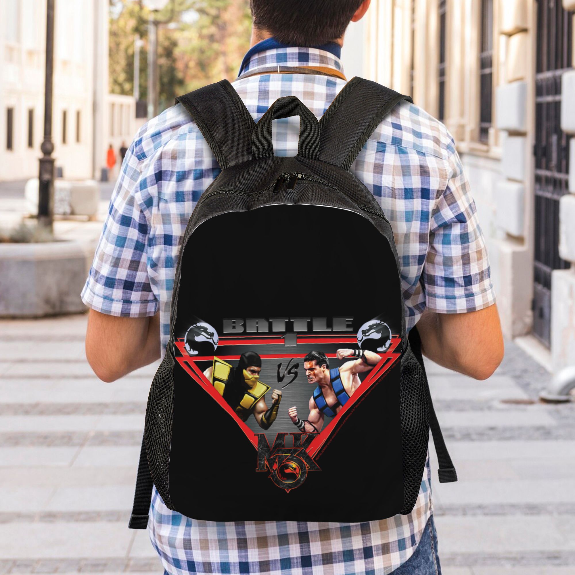 Mortal Kombat Battle MK Backpa - Women Bags Mk บทวิจารณ์และราคา