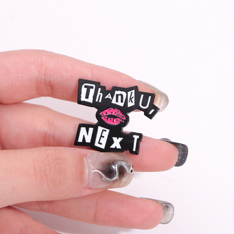 Thank U Next Enamel Pins Cute  - Women Bags Next บทวิจารณ์และราคา