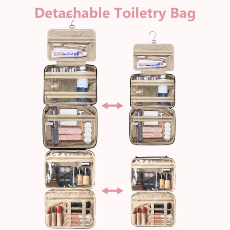 Detachable Travel Toiletry Bag - Women Bags For Women บทวิจารณ์และราคา