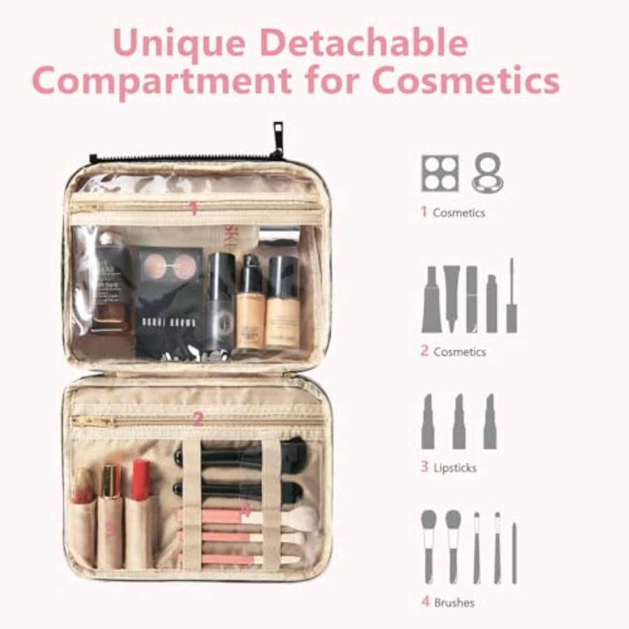 Detachable Travel Toiletry Bag - Women Bags For Women บทวิจารณ์และราคา