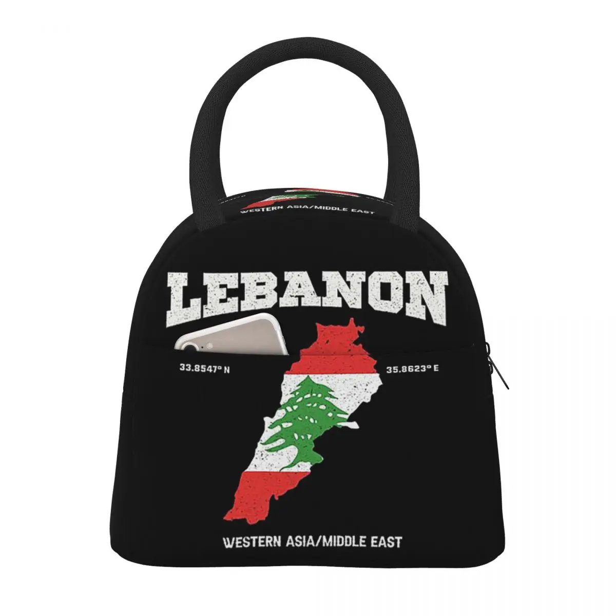 Lebanese Flag Map Lebanon Coor - Women Bags Lebanon บทวิจารณ์และราคา