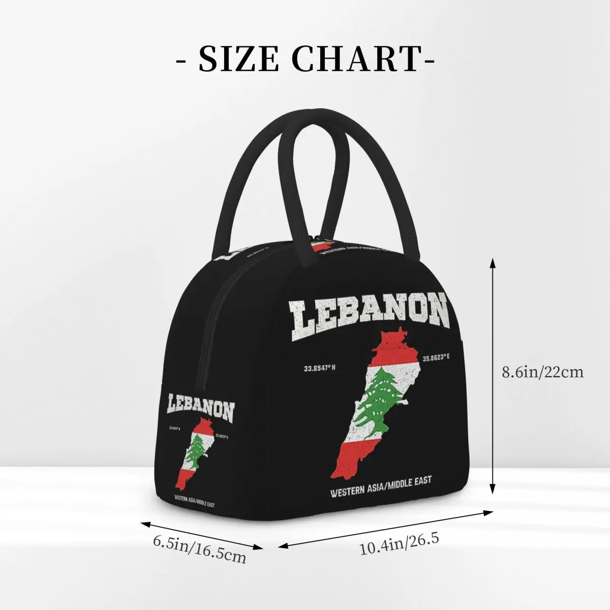 Lebanese Flag Map Lebanon Coor - Women Bags Lebanon บทวิจารณ์และราคา