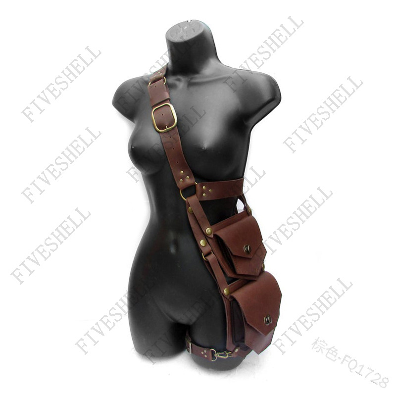 Medieval Renaissance Waist PU  - Women Bags Europe บทวิจารณ์และราคา