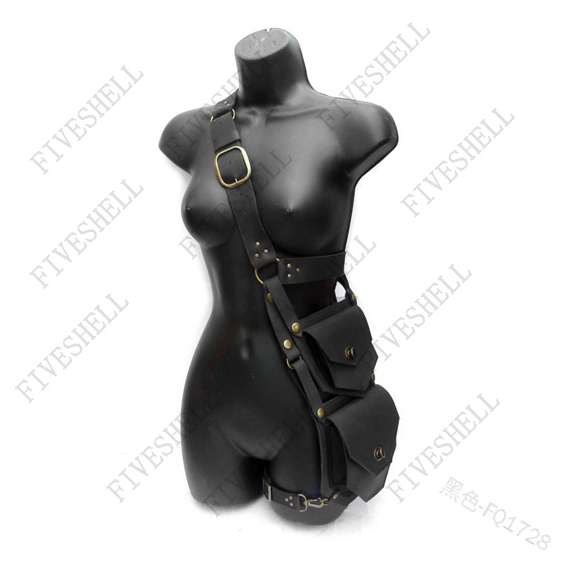Medieval Renaissance Waist PU  - Women Bags Europe บทวิจารณ์และราคา
