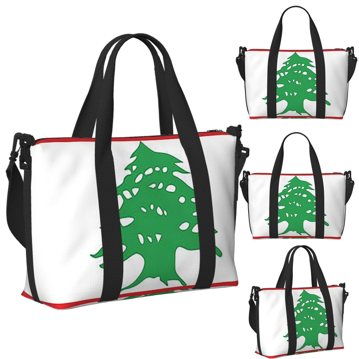 Custom Flag Of Lebanon Beach T - Women Bags Lebanon บทวิจารณ์และราคา