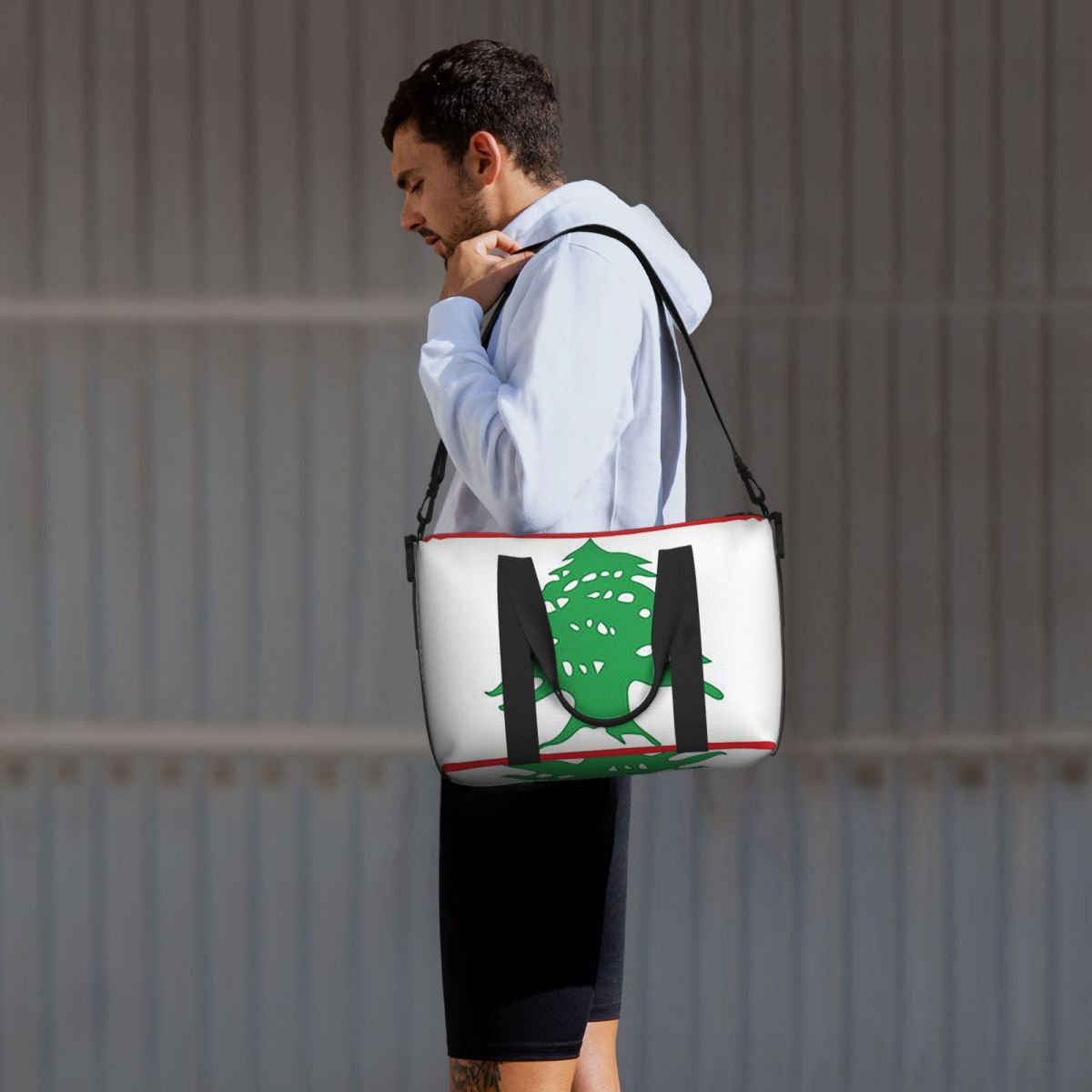 Custom Flag Of Lebanon Beach T - Women Bags Lebanon บทวิจารณ์และราคา