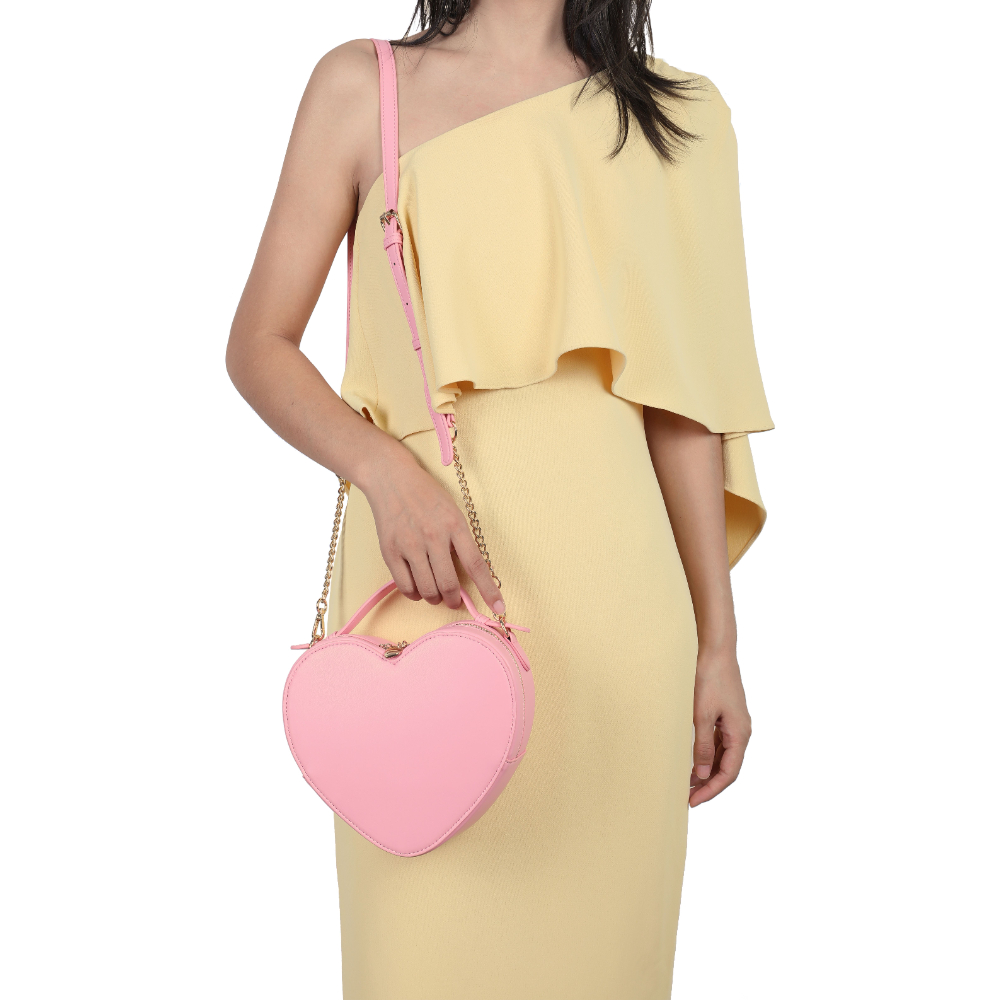 Heart Shape Bag Crossbody Purs - Women Bags Zip บทวิจารณ์และราคา