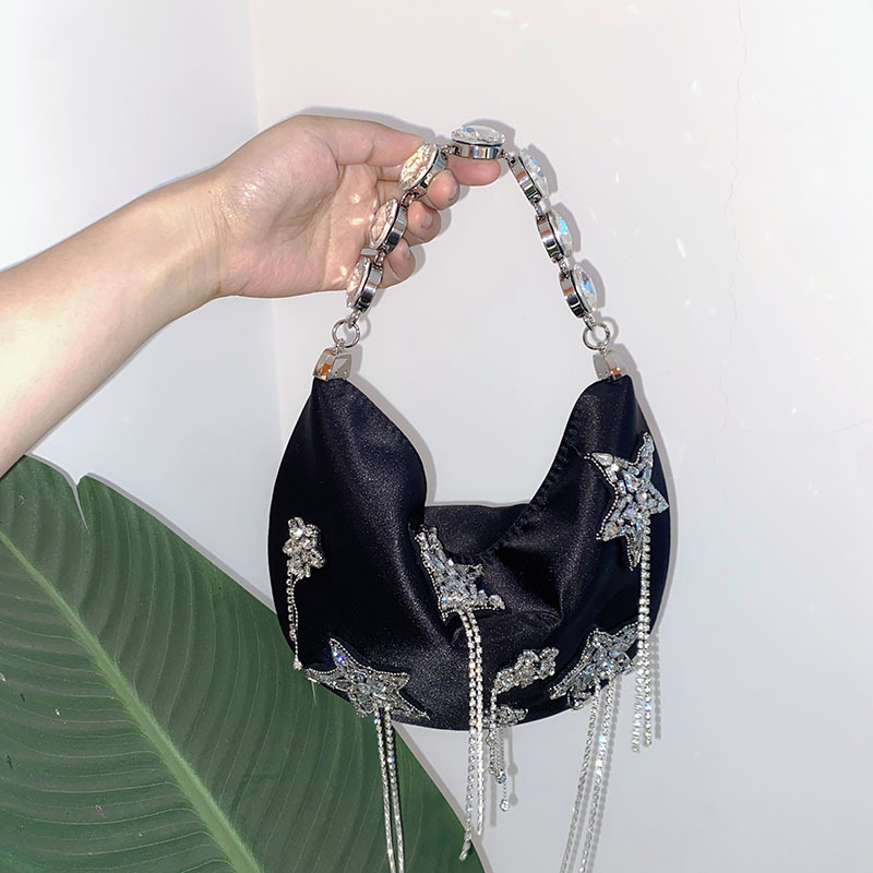 Women Silk Handbag Diamond Buc - Women'S Evening Bags บทวิจารณ์และราคา