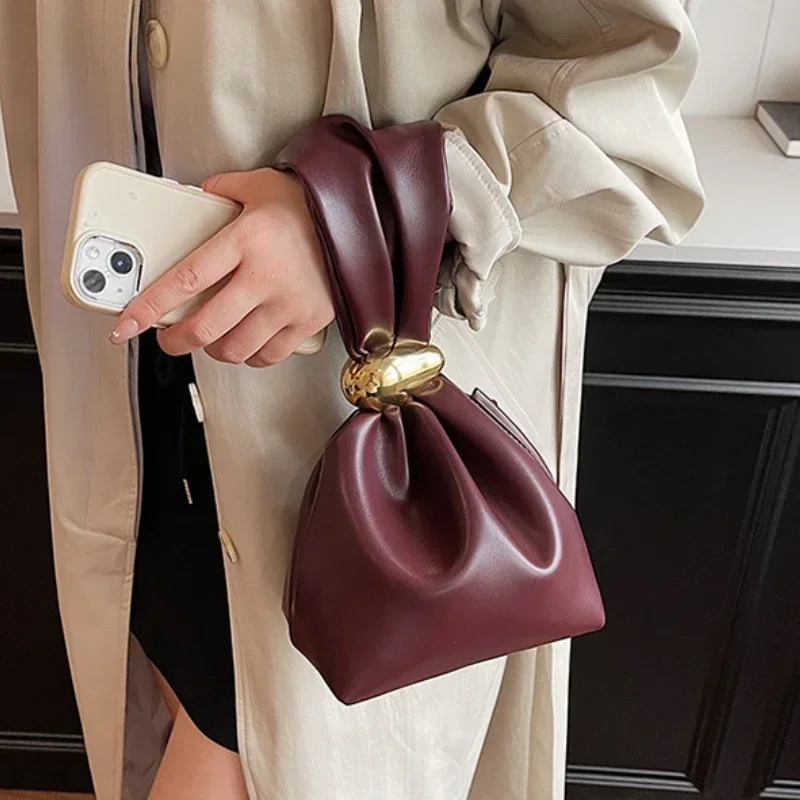 Solid color PU Leather Clutch  - Women'S Evening Bags บทวิจารณ์และราคา