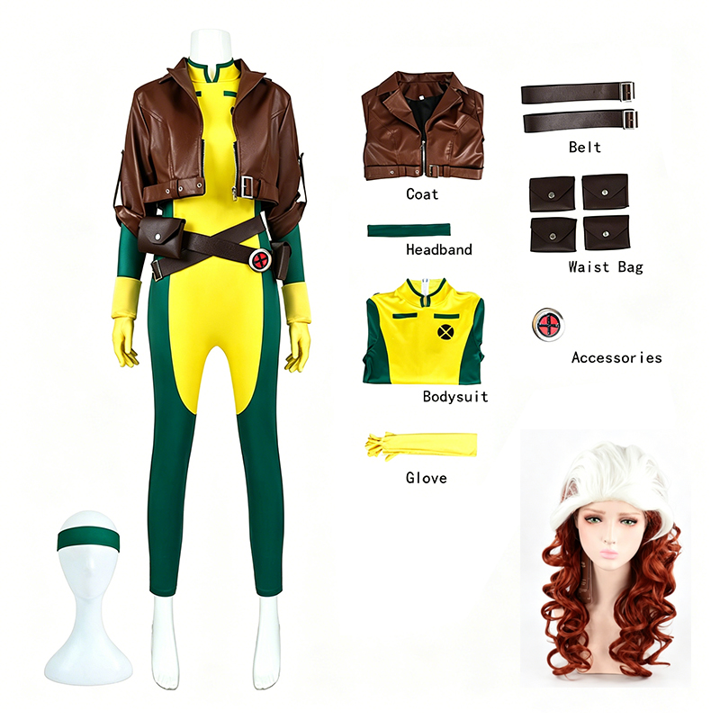 Rogue X-Men 97 Cosplay Full Se - Women Bags Europe บทวิจารณ์และราคา