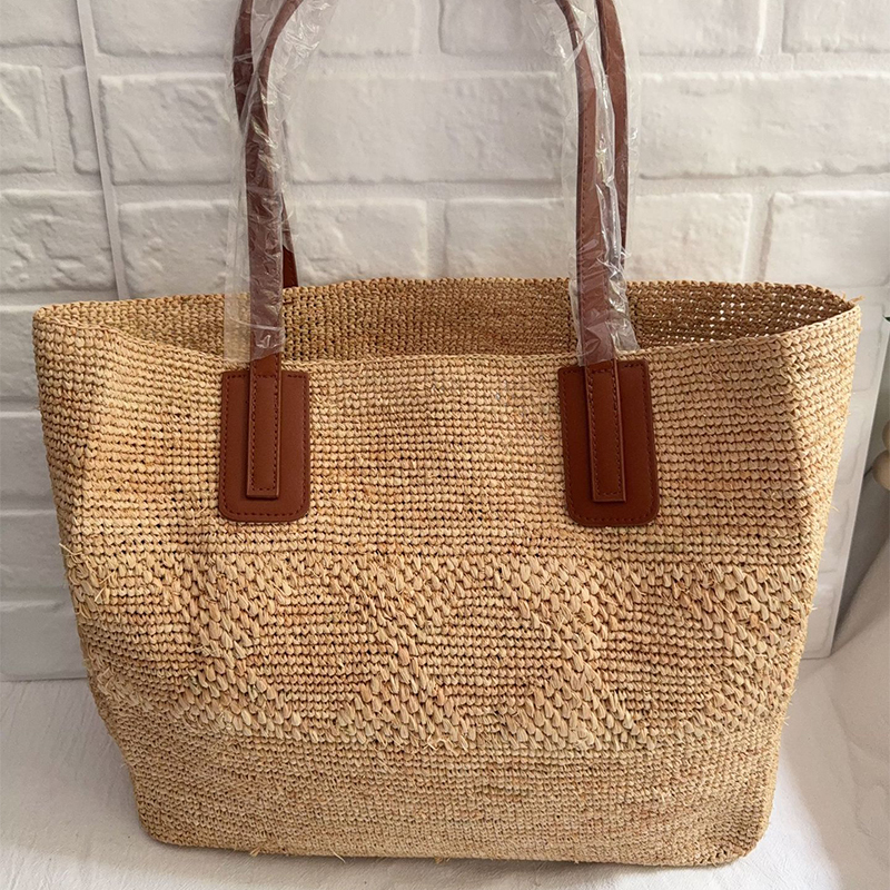 French Natural Raffia Straw Sh - Women'S Raffia Bags บทวิจารณ์และราคา