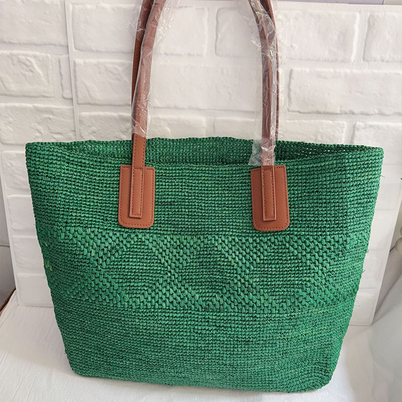 French Natural Raffia Straw Sh - Women'S Raffia Bags บทวิจารณ์และราคา