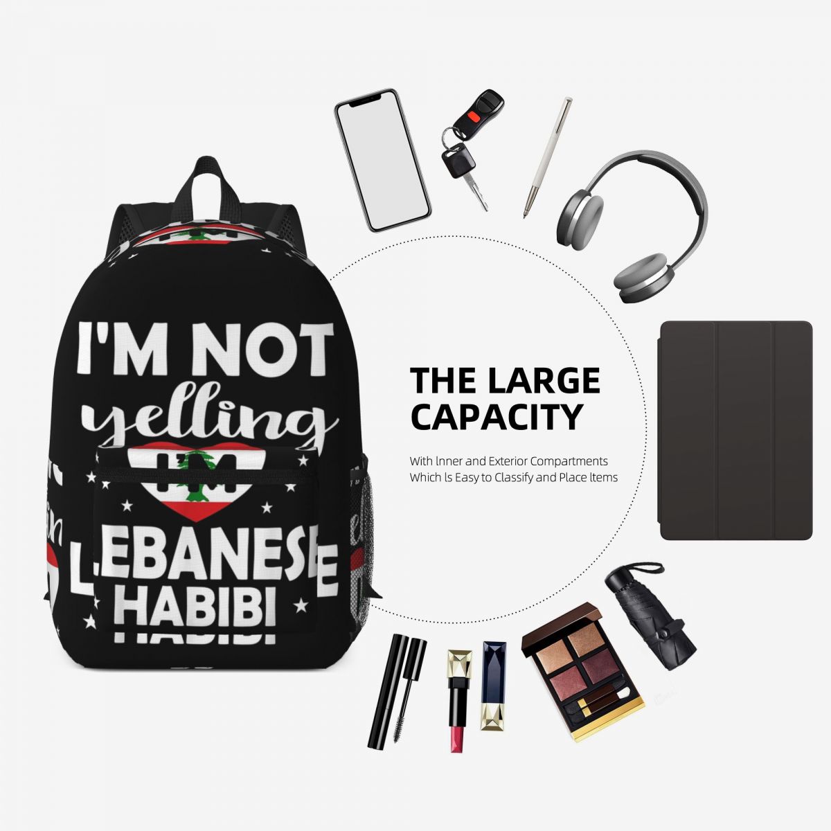 Lebanese Flag Lebanon Heritage - Women Bags Lebanon บทวิจารณ์และราคา