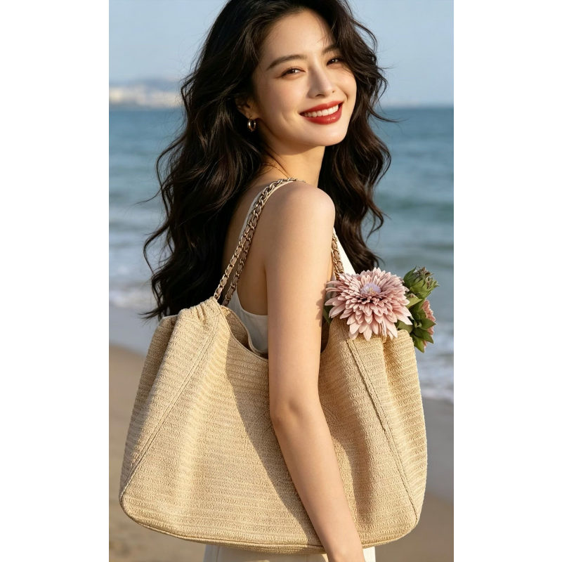 Chain Raffia 2026 Summer Beach - Women Bags For Women บทวิจารณ์และราคา