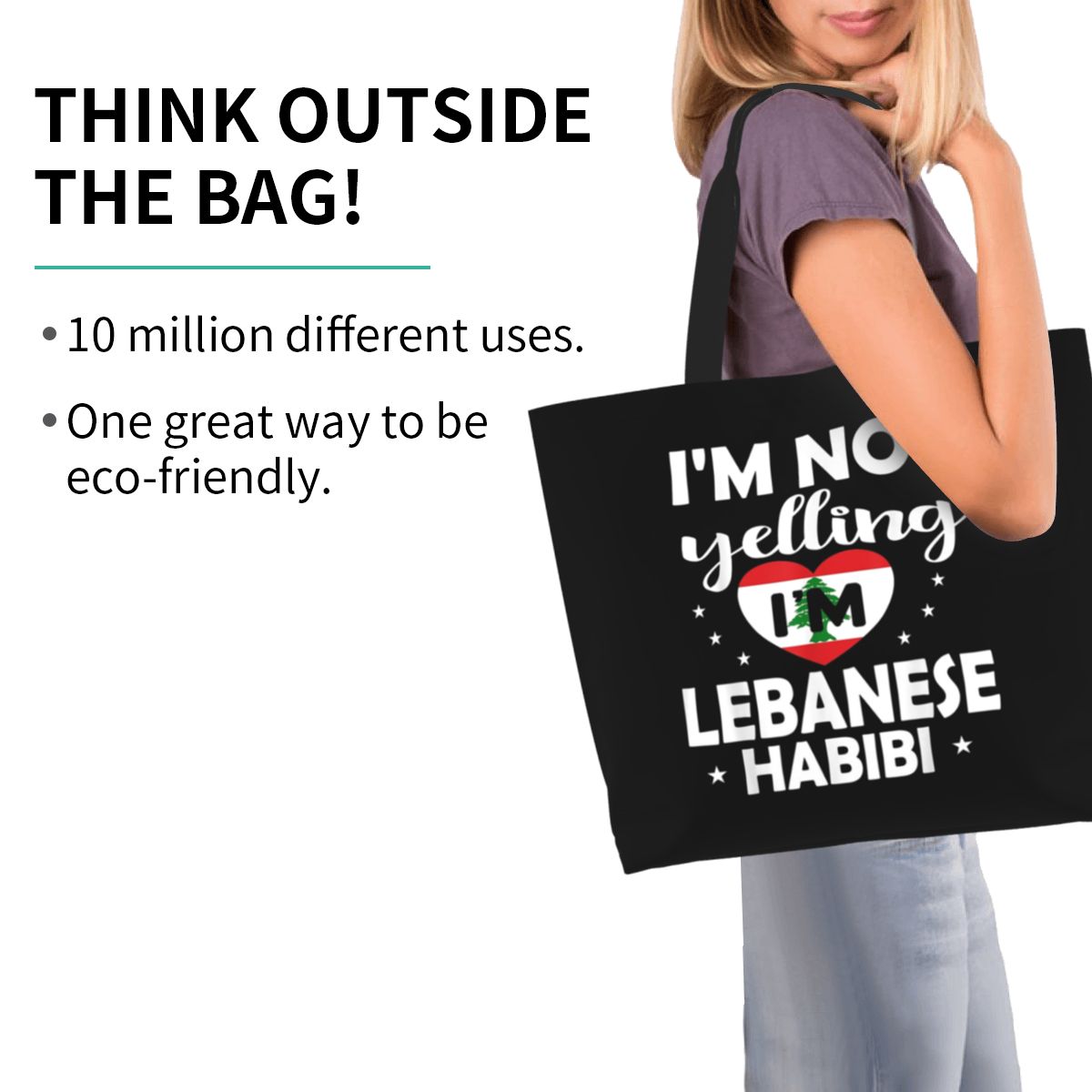 Lebanese Flag Lebanon Heritage - Women Bags Lebanon บทวิจารณ์และราคา