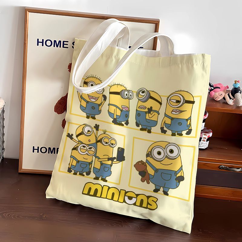 Minions movie animation cartoo - Shopper Tote Canvas บทวิจารณ์และราคา
