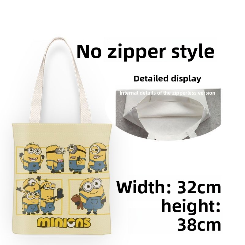 Minions movie animation cartoo - Shopper Tote Canvas บทวิจารณ์และราคา