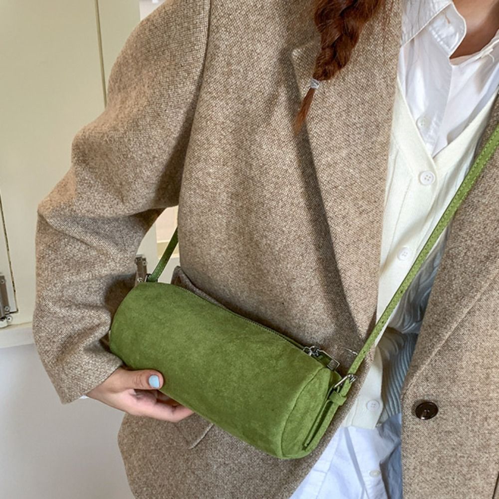 Shoulder Bag Suede Pillow Hand - Hobo Bag Slouchy บทวิจารณ์และราคา