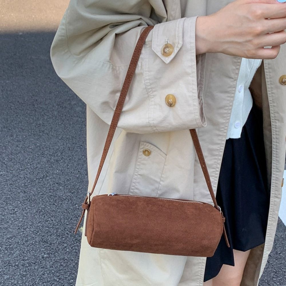 Shoulder Bag Suede Pillow Hand - Hobo Bag Slouchy บทวิจารณ์และราคา