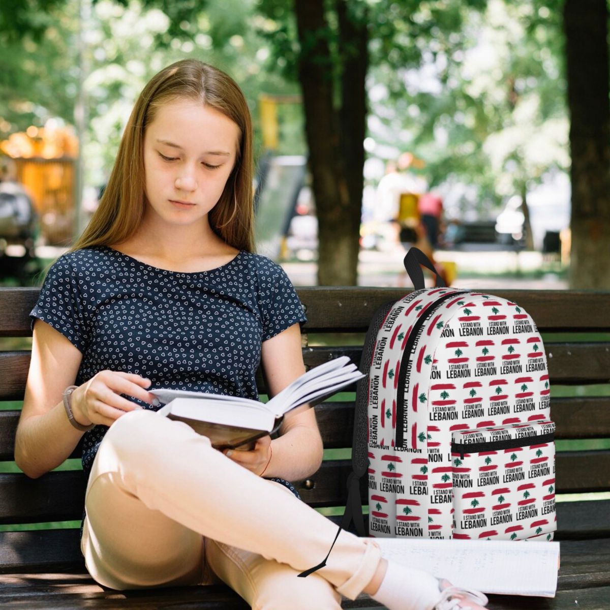 Lebanon Free Student Backpack  - Women Bags Lebanon บทวิจารณ์และราคา