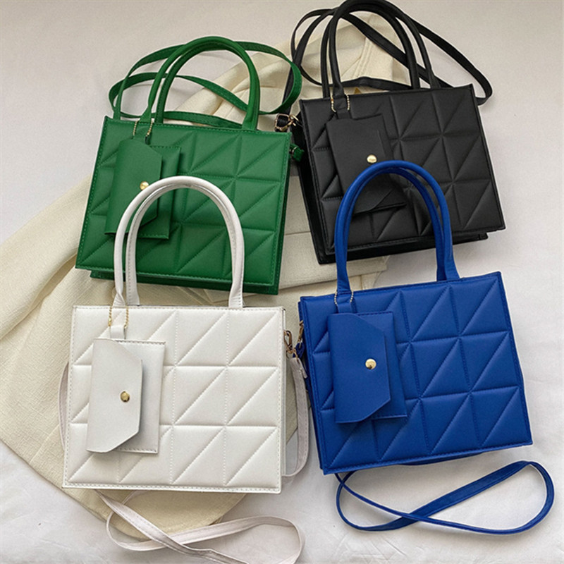 Stylish Quilted Tote Bag, Stru - Top Handle Structured บทวิจารณ์และราคา
