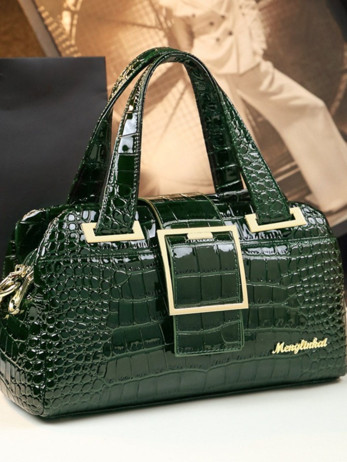 Large Capaci Leather Handbag F - Women Bags Mk บทวิจารณ์และราคา