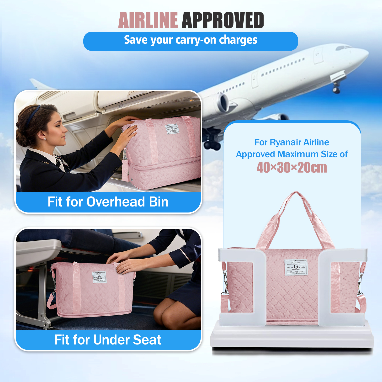 Women’s Business Travel Duffel - Women Bags Pk บทวิจารณ์และราคา