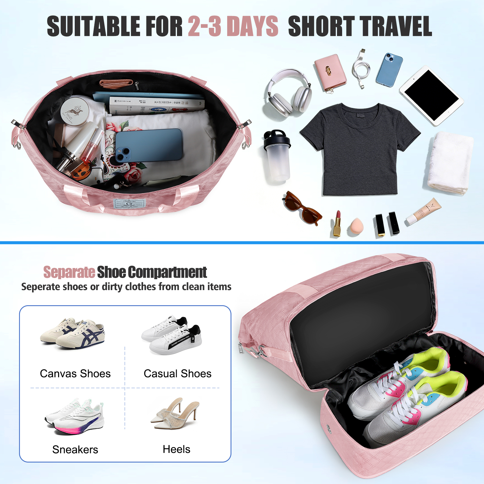 Women’s Business Travel Duffel - Women Bags Pk บทวิจารณ์และราคา