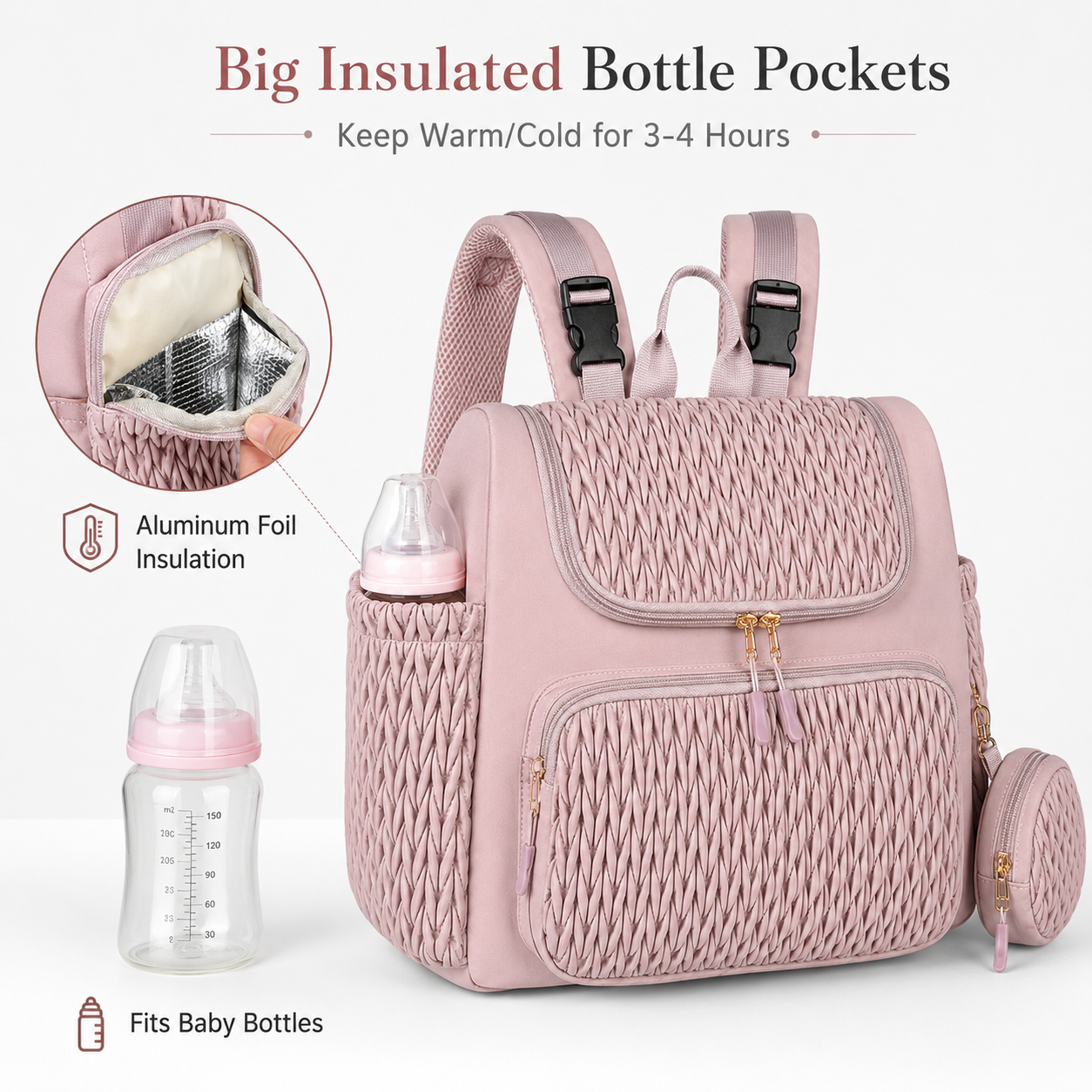 Multifunctional Mommy Diaper B - Women Bags Pk บทวิจารณ์และราคา