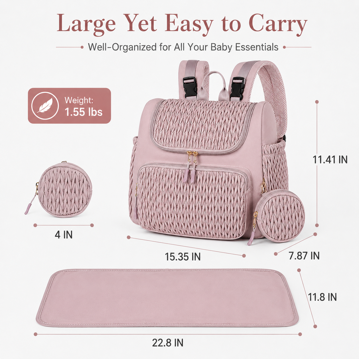 Multifunctional Mommy Diaper B - Women Bags Pk บทวิจารณ์และราคา