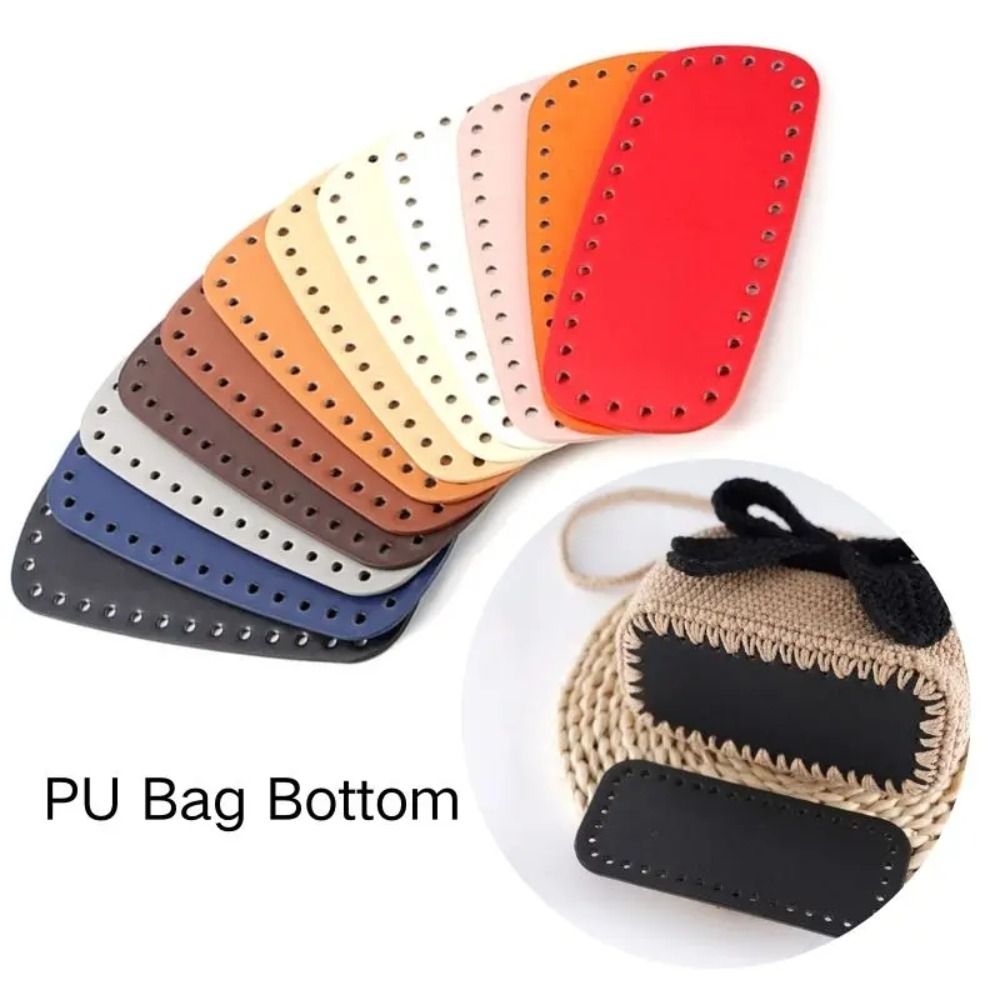 Portable PU Leather Crochet Ba - Crochet Market Bag บทวิจารณ์และราคา
