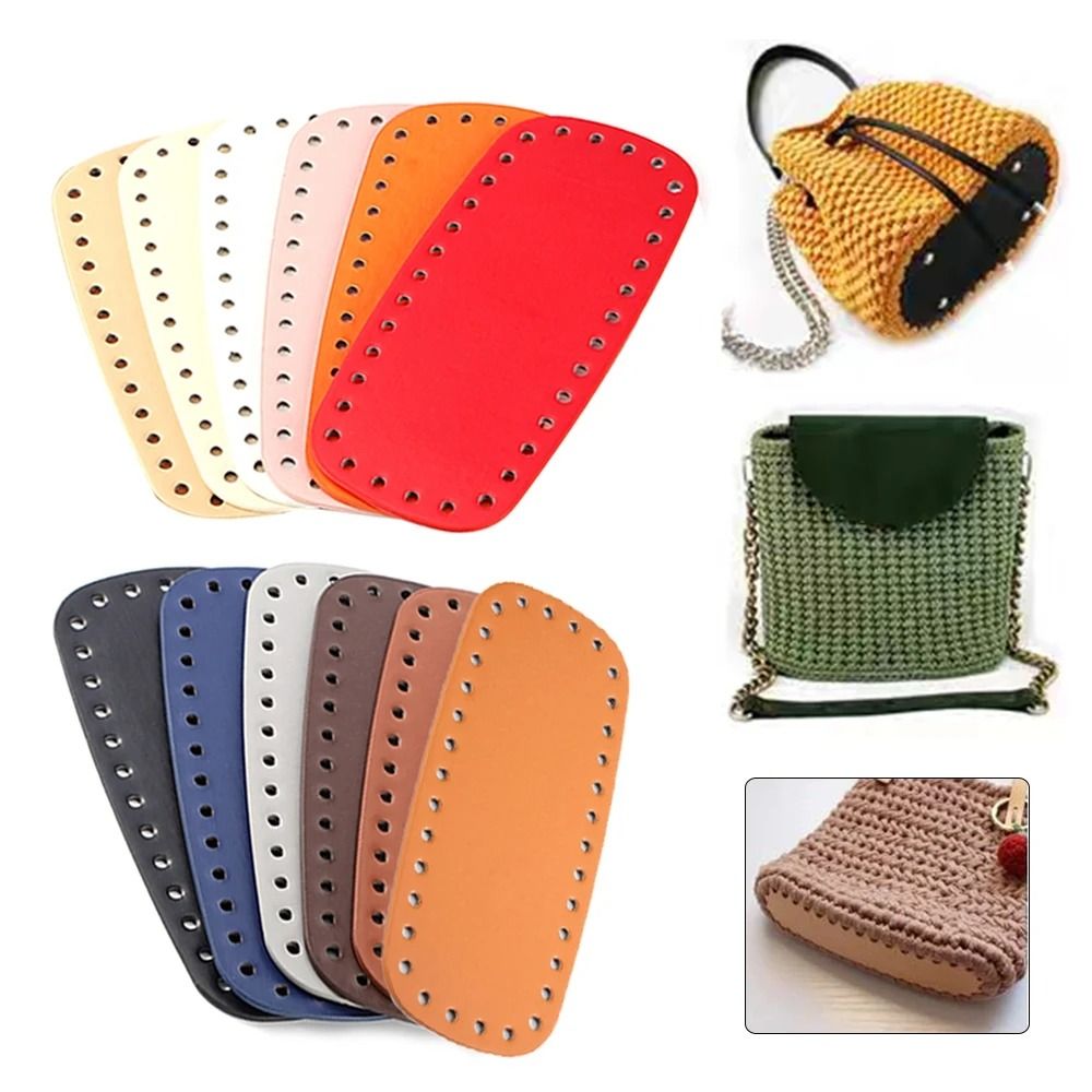 Portable PU Leather Crochet Ba - Crochet Market Bag บทวิจารณ์และราคา