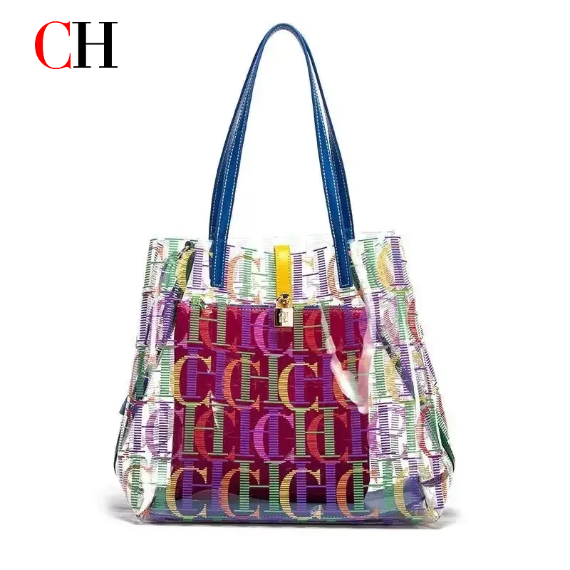 CH Jelly Tote Bag Clear PVC Wo - Hobo Bag Slouchy บทวิจารณ์และราคา
