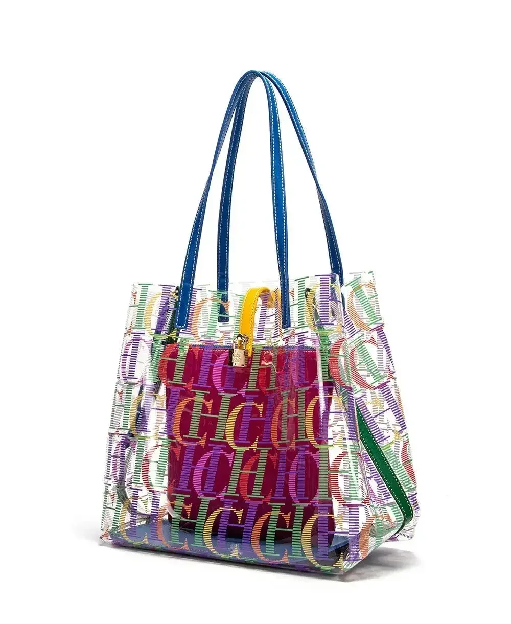 CH Jelly Tote Bag Clear PVC Wo - Hobo Bag Slouchy บทวิจารณ์และราคา