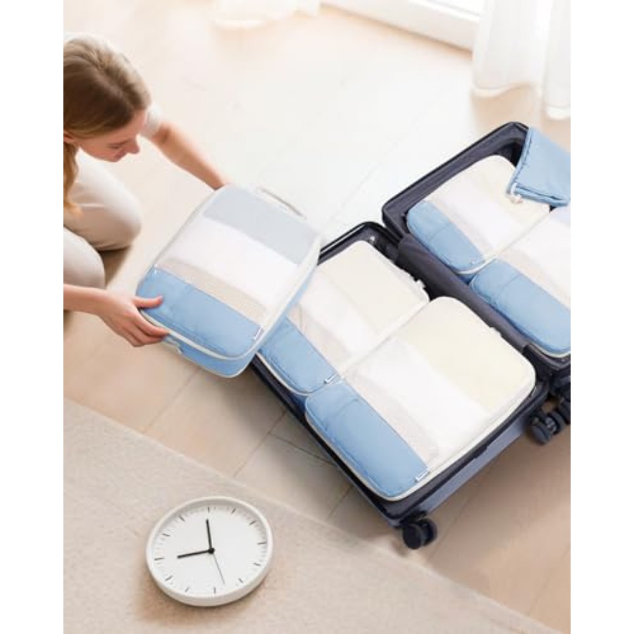 6 Set Compression Packing Cube - Women Bags For Women บทวิจารณ์และราคา