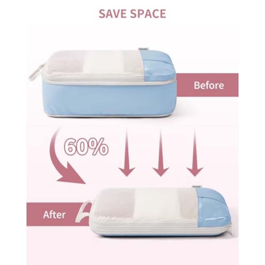 6 Set Compression Packing Cube - Women Bags For Women บทวิจารณ์และราคา