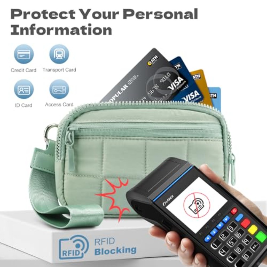 Wristlet Wallets for Women, RF - Women'S Evening Bags บทวิจารณ์และราคา