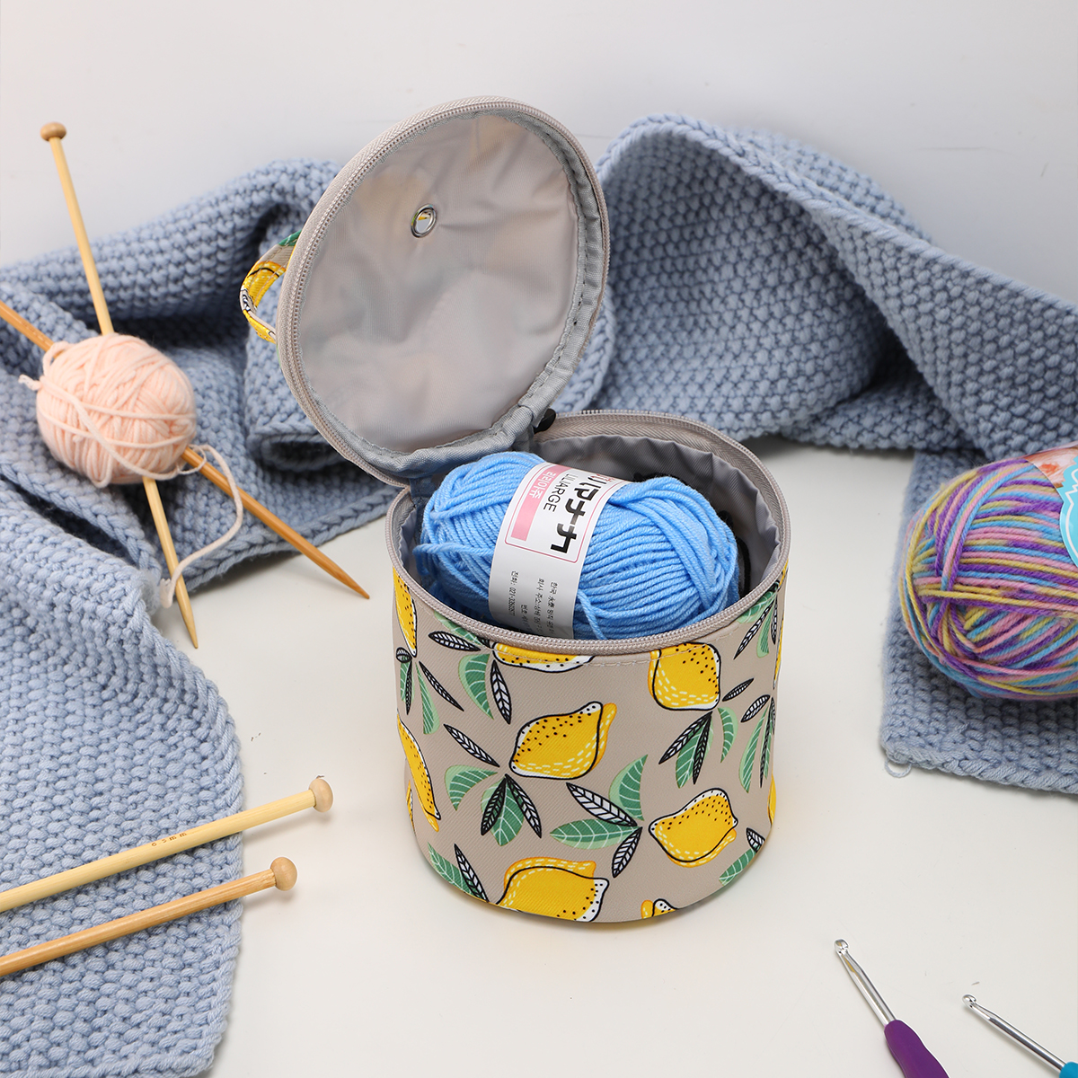 Empty Small Yarn Storage Bag L - Crochet Market Bag บทวิจารณ์และราคา