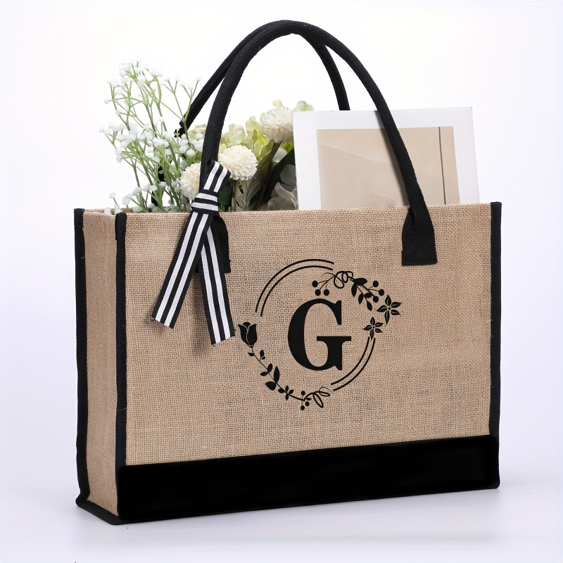 Cotton bag, linen handbag, stu - Shopper Tote Canvas บทวิจารณ์และราคา