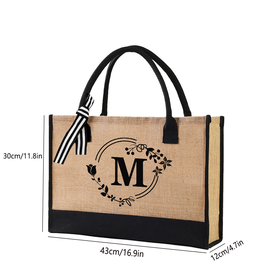 Cotton bag, linen handbag, stu - Shopper Tote Canvas บทวิจารณ์และราคา