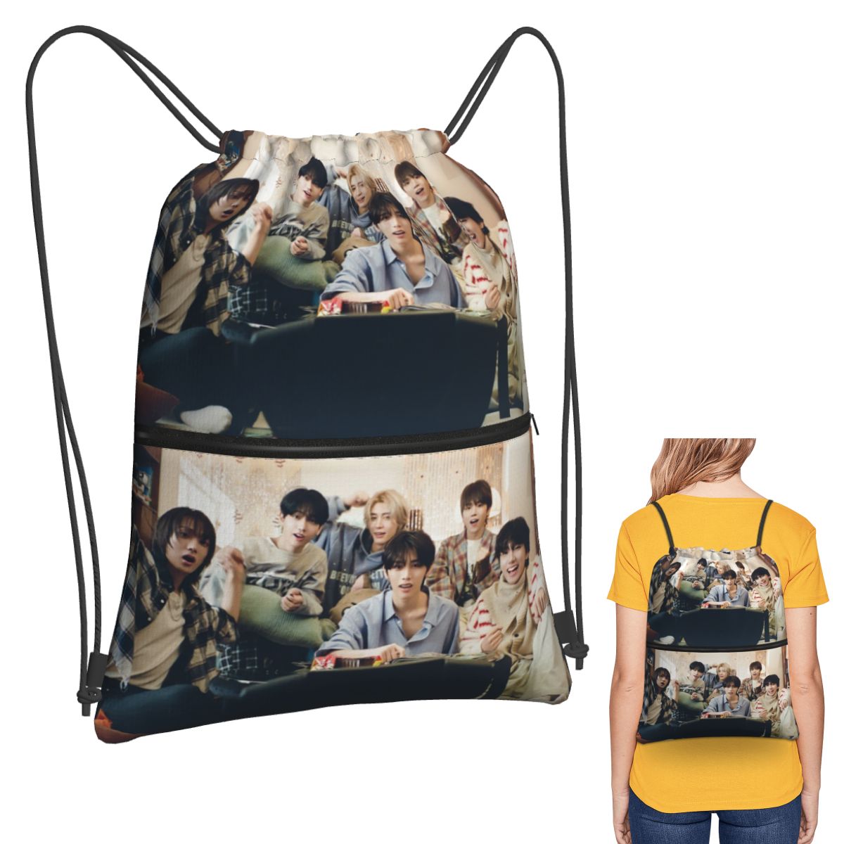 Boy Next Door KPOP Backpacks M - Women Bags Next บทวิจารณ์และราคา