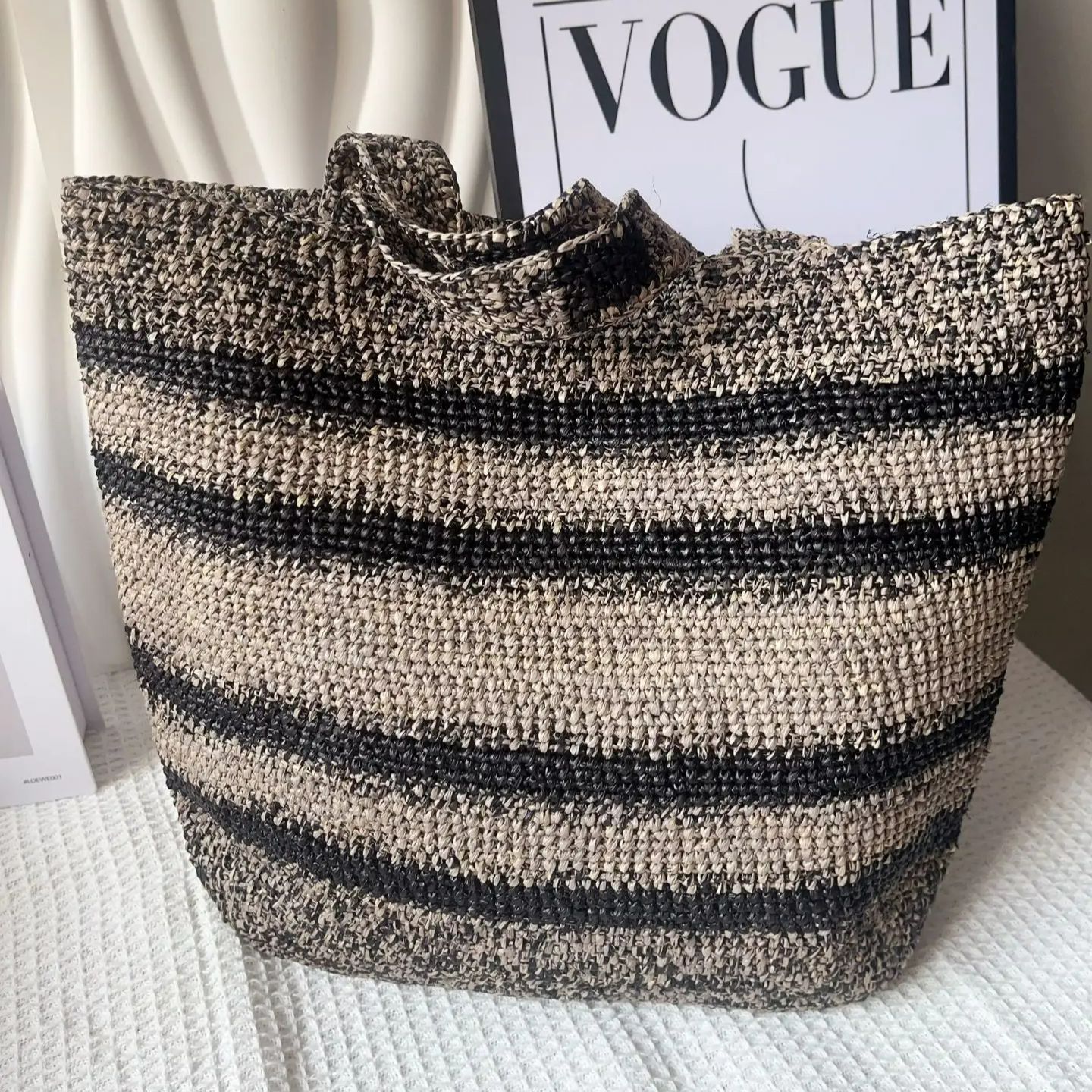 Casual Simple Women Nature Raf - Women'S Raffia Bags บทวิจารณ์และราคา