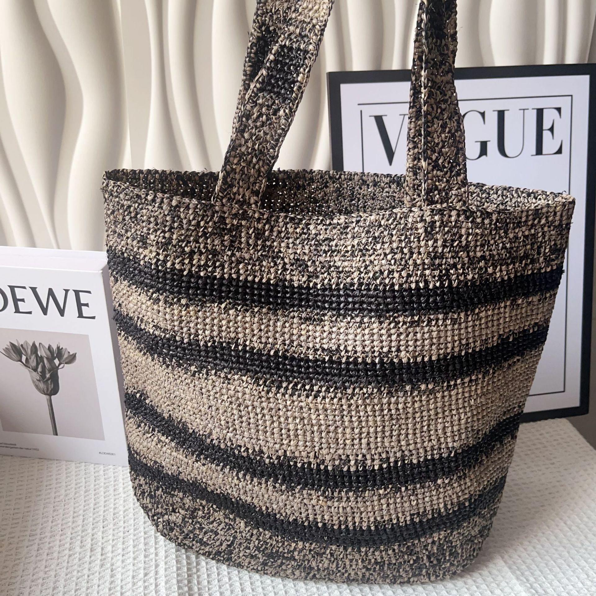 Casual Simple Women Nature Raf - Women'S Raffia Bags บทวิจารณ์และราคา