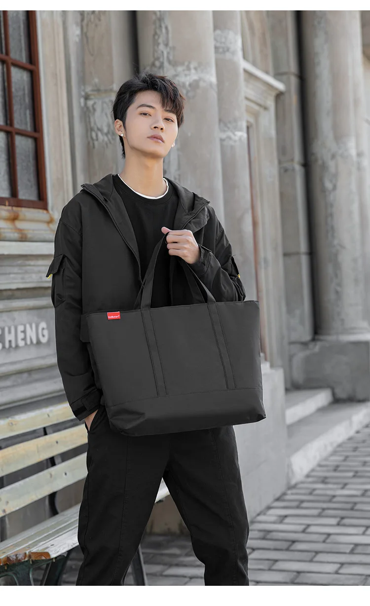 Japanese Style Men's Hanbags C - Shopper Tote Canvas บทวิจารณ์และราคา